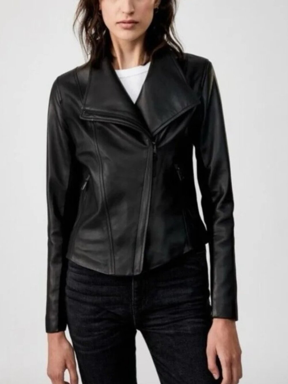 MACKAGE - Dinah Women's Leather Jacket in Black Medium